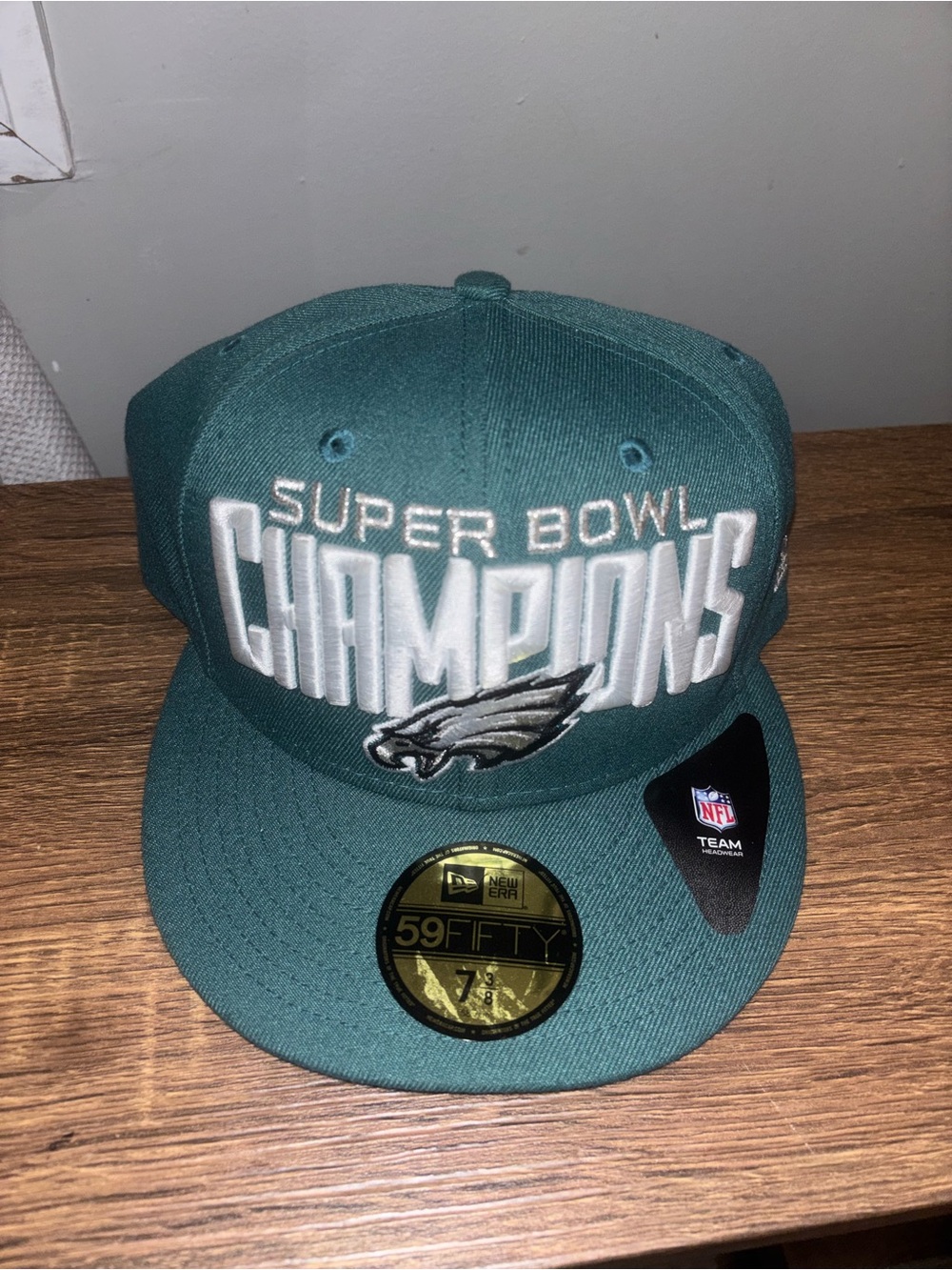 New Era Philadelphia Eagles Teal Super Bowl Champions 59FIFTY Fitted Hat